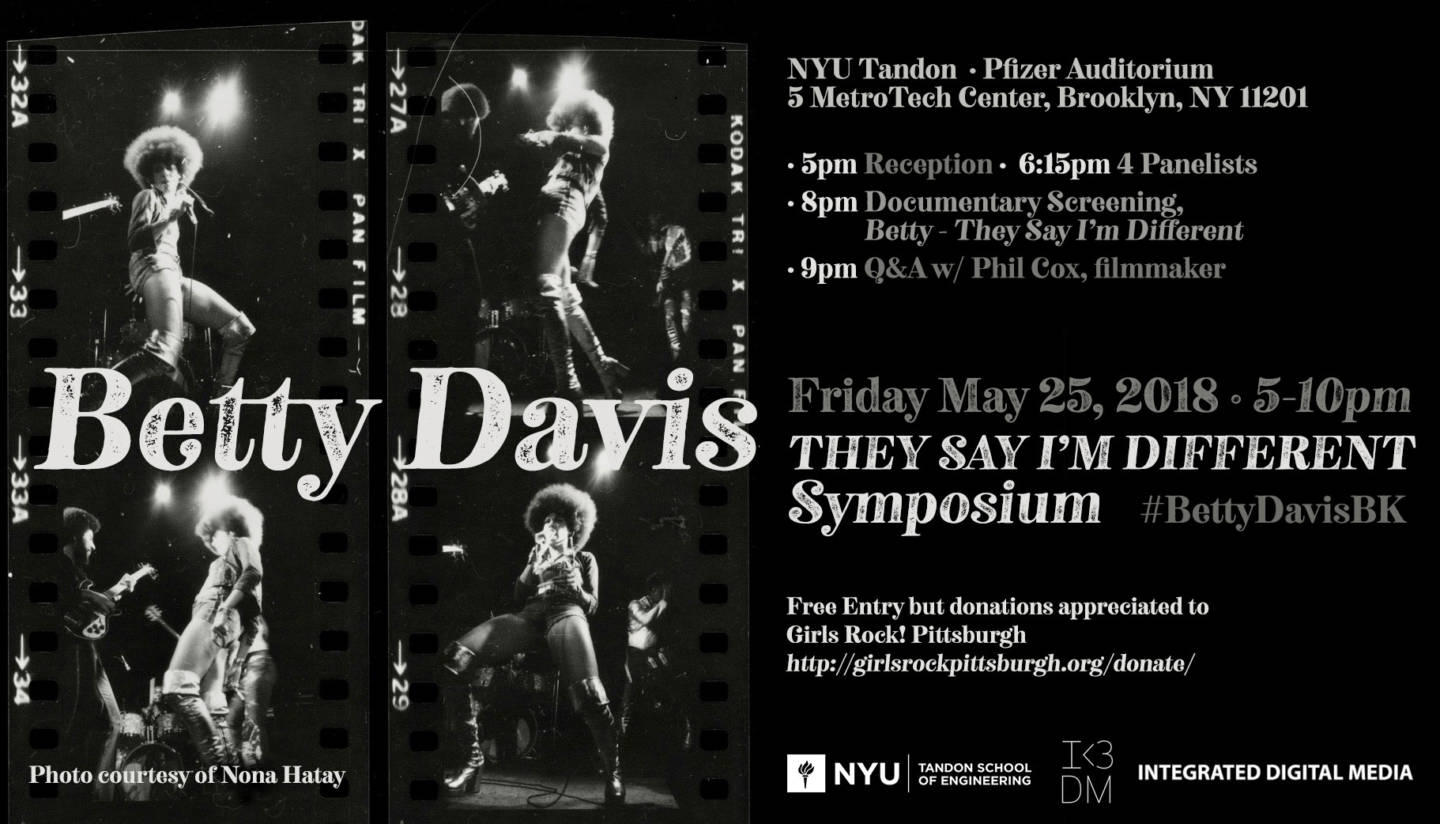 #BettyDavisBK: Betty Davis Symposium (2018)